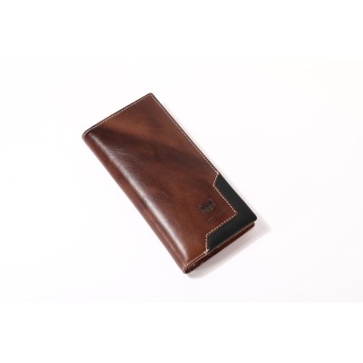 Δερμάτινο πορτοφόλι Bull Captain QB0448 σκούρο καφέ